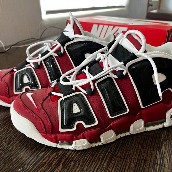Air More Uptempo 'Scottie Pippen' Red M 9.5 - Picture 1 of 5